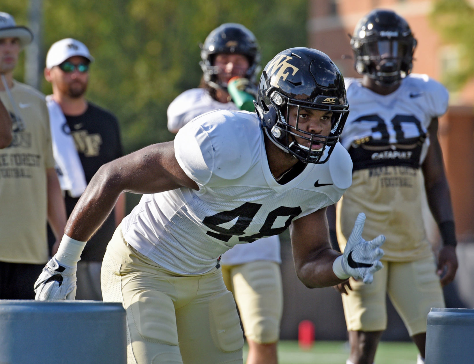 Wake Forest football practice